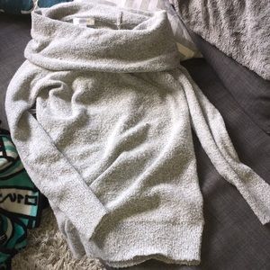 Motherhood maternity small cozy silver sweater